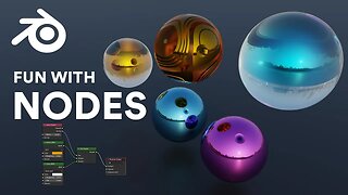 Making Shaders / Materials in Blender 3D Using Nodes! (2023)