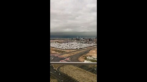 Timelapse of massive storm in Dubai that caused a biblical flood.
