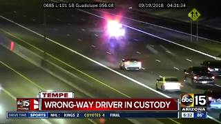 L-101 wrong-way driver stopped on city streets