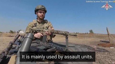 RUSSIAN SOLDIER COMPARES NATO ARMS