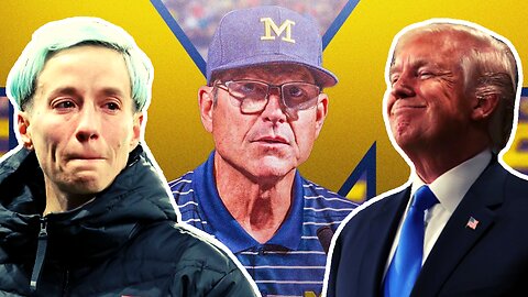 Michigan's Jim Harbaugh SUSPENDED By Big Ten, Donald Trump Rocks UFC, Megan Rapinoe Career OVER