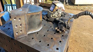 Mig welding of buckets for JCB Kubota mini excavator up to 3.5T MIG MAG