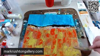 Sped Up Painting Video with Ambient Music