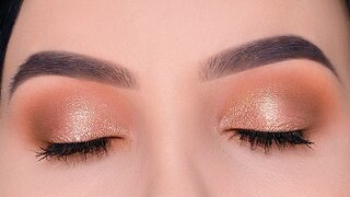 Soft and Easy Eye Makeup for the Holiday's | Bronze Eye Look