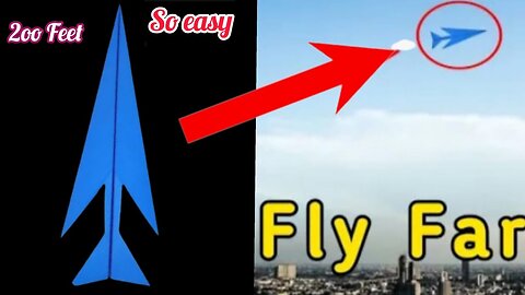 How to Make a Paper Airplane / Airplane Fly Far / Easy jet Paper Airplane that Flies REALLY Fast