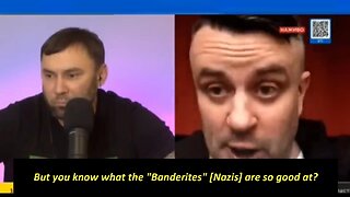 An Ukrainian man spits the truth on a podcast about Nazi-Banderites