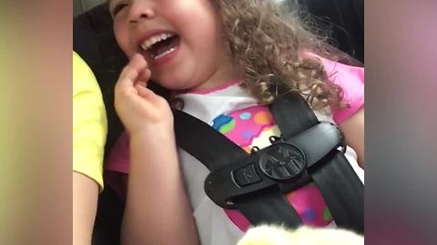 Little Girl Has Mixed Emotions About Meeting Baby Chicken