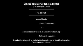 Murphy vs Schmitt; Oral Arguments; Cops can arrest you FIRST, then TRY TO FIND Probable Cause.