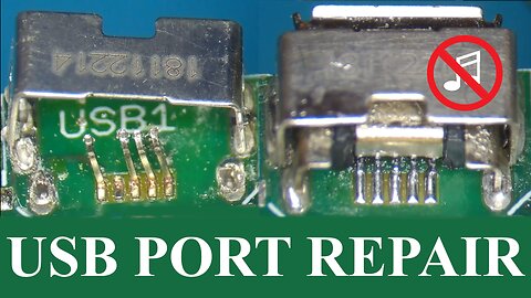 How to Fix Repair Replace a Broken USB Charge Port (No Music)
