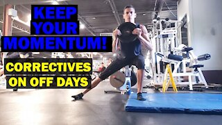 KEEP GYM MOMENTUM GOING - Corrective Exercise Days if You Hate Cardio (instead of skipping)