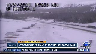 CDOT wants to add a 3rd lane on part of Vail Pass