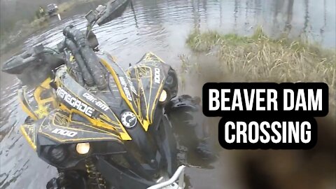 Can Am Renegade Crossing Beaver Dam