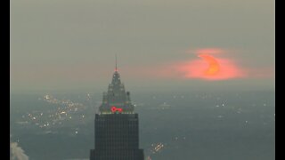 View the partial solar eclipse over Cleveland