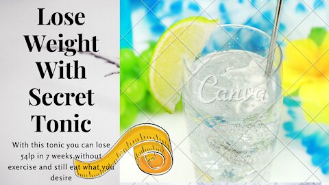 How To Lose Weight With A Secret Tonic