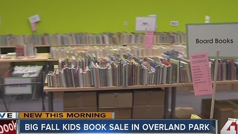 The BIG Fall Kids Book Sale in Overland Park is underway