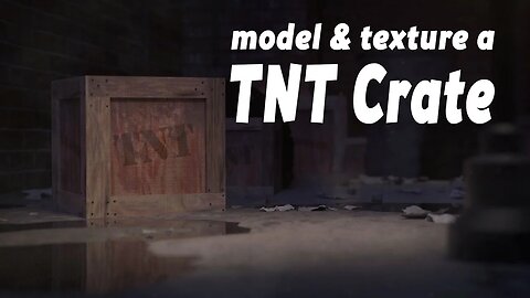 Make a TNT Crate In Blender!