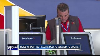 Boise Airport not currently experiencing delays due to Boeing 737 Max 8 and 9 grounding