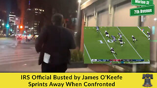 IRS Official Busted by James O'Keefe Sprints Away When Confronted