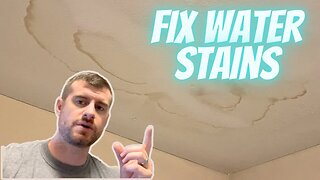 How to Fix Ceiling Water Stains, KILZ Stain blocker