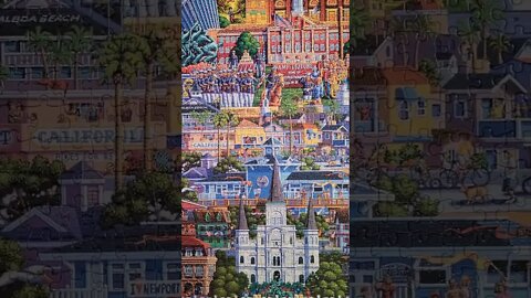 60,000 Piece What a Wonderful World Jigsaw Puzzle Day 28! #Puzzle #shorts #jigsawpuzzles #puzzles