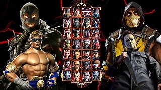 Mortal Kombat 9 - Expert Tag Ladder (Scarecrow And Johnny Cage) - Gameplay @(1080p) - 60ᶠᵖˢ ✔