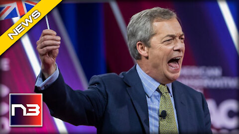 Nigel Farage Celebrates Decline Of Labour Party In The UK