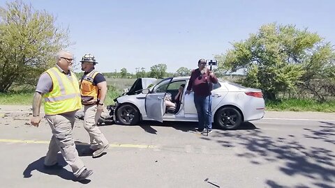 Marshal Michigan Megasite Mayhem Distracted driver Demolishes Da Truck
