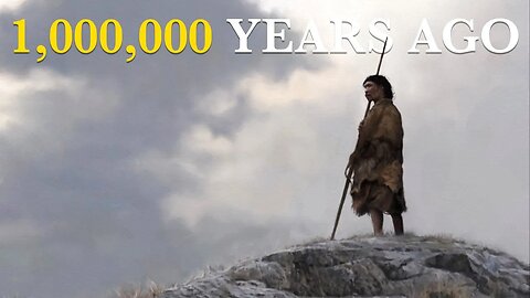 What were Humans doing 1,000,000 years ago?