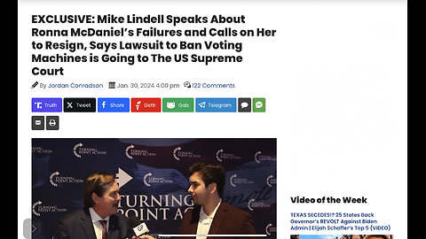 EXCLUSIVE: Mike Lindell Speaks About Ronna McDaniel’s Failures and Calls on Her to Resign