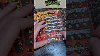 MEGA Super Hot 7's Scratch Off Lottery Tickets!