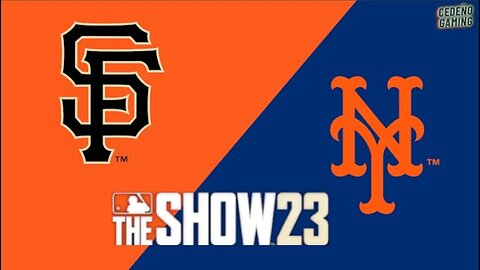 MLB The Show 23 Giants vs Mets Gameplay PS5