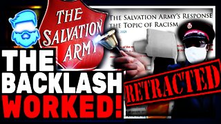 We Won! Salvation Army REMOVES Woke Training & Issues Apology After Backlkash!