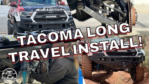 Our 2017 Tacoma Gets Long Travel! Wicked Creations +3.5" Kit Install and Review!