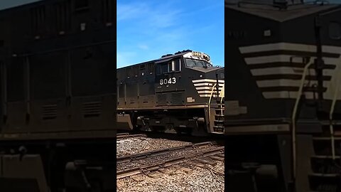 Norfolk Southern Slamming Double Diamonds #train #trainhorn #railway #asmr #norfolksouthern