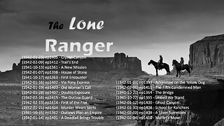 Classic Radio Adventures: The Lone Ranger Episodes | Crystal Canyon, Trail's End, and More!