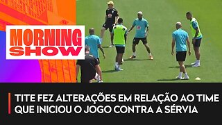 Veja a escalação da seleção brasileira para o jogo contra a Suíça