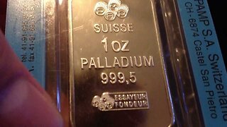 Palladium 1 Oz Coin, Bar and Rounds