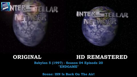 PSECmedia Edit - Babylon 5 Classic vs Remaster - ISN Is Back On The Air [hd 720p]