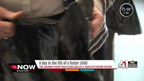 Kansas officials learn what it's like to go into foster care