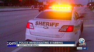 2 people taken to hospital after stabbing outside bar near West Palm Beach