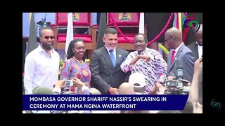 Martha Karua and Kalonzo Musyoka grace attending MOMBASA GOVERNOR SHARIFF NASSIR'S SWEARING IN