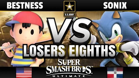 Armada | BestNess (Ness) vs Bandits | Sonix (Sonic) - Losers Top 8 U.S. Army Ultimate Challenge