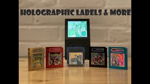 Holographic Game Boy Labels & More!!!
