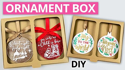 DIY ACRYLIC ORNAMENT BOX TUTORIAL