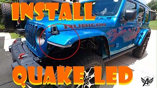 Jeep Wrangler Rubicon Quake LED Chop Kit Installation | Sequential Turn Signal & Side Marker Lights