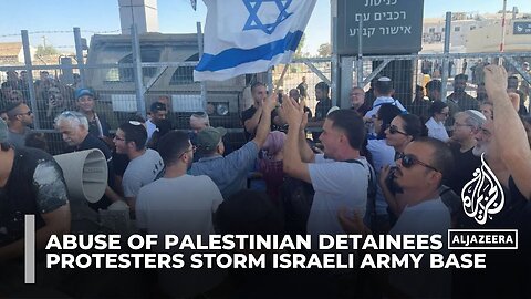 Israeli far-right politicians protest arrest of soldiers suspected of abuse