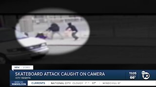 Video shows one of two skateboard attacks in City Heights