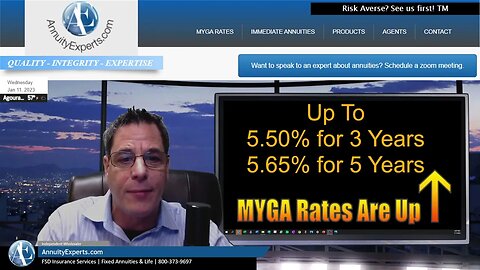 MYG Annuity Rates Are UP January 11, 2023 | New term available | Great minimum guarantee of 2.75%