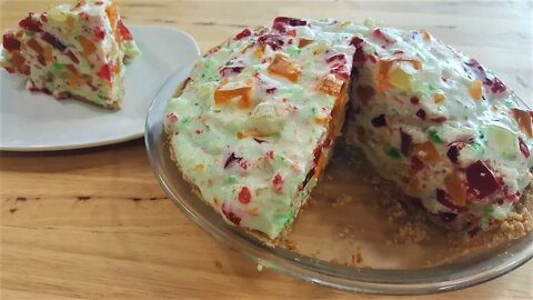 Mosaic Jello Pie - No Bake Refrigerator Pie - Easter 2020 - The Hillbilly Kitchen