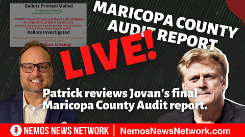 Patrick Byrne and Jovan Hutton Pulitzer Announce Latest Maricopa Audit Report